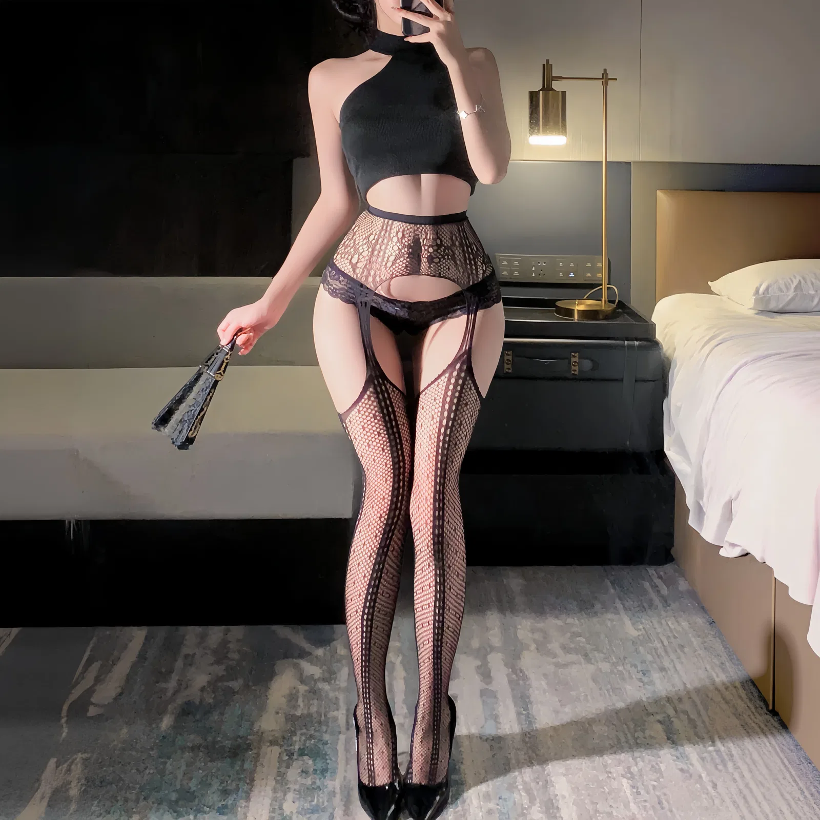 Stockings & Fishnet Style 2601 | OEM Lingerie Factory view 4