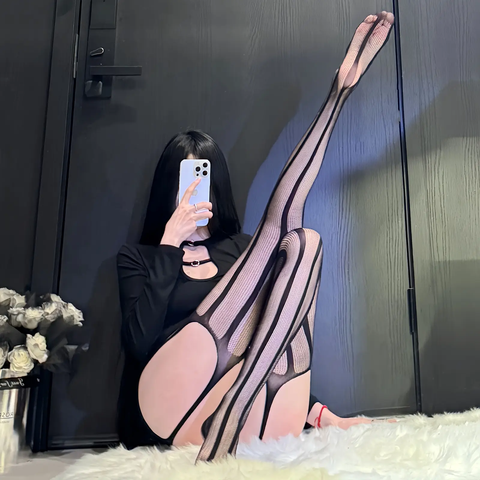 Stockings & Fishnet Style 6057 | OEM Lingerie Factory view 2