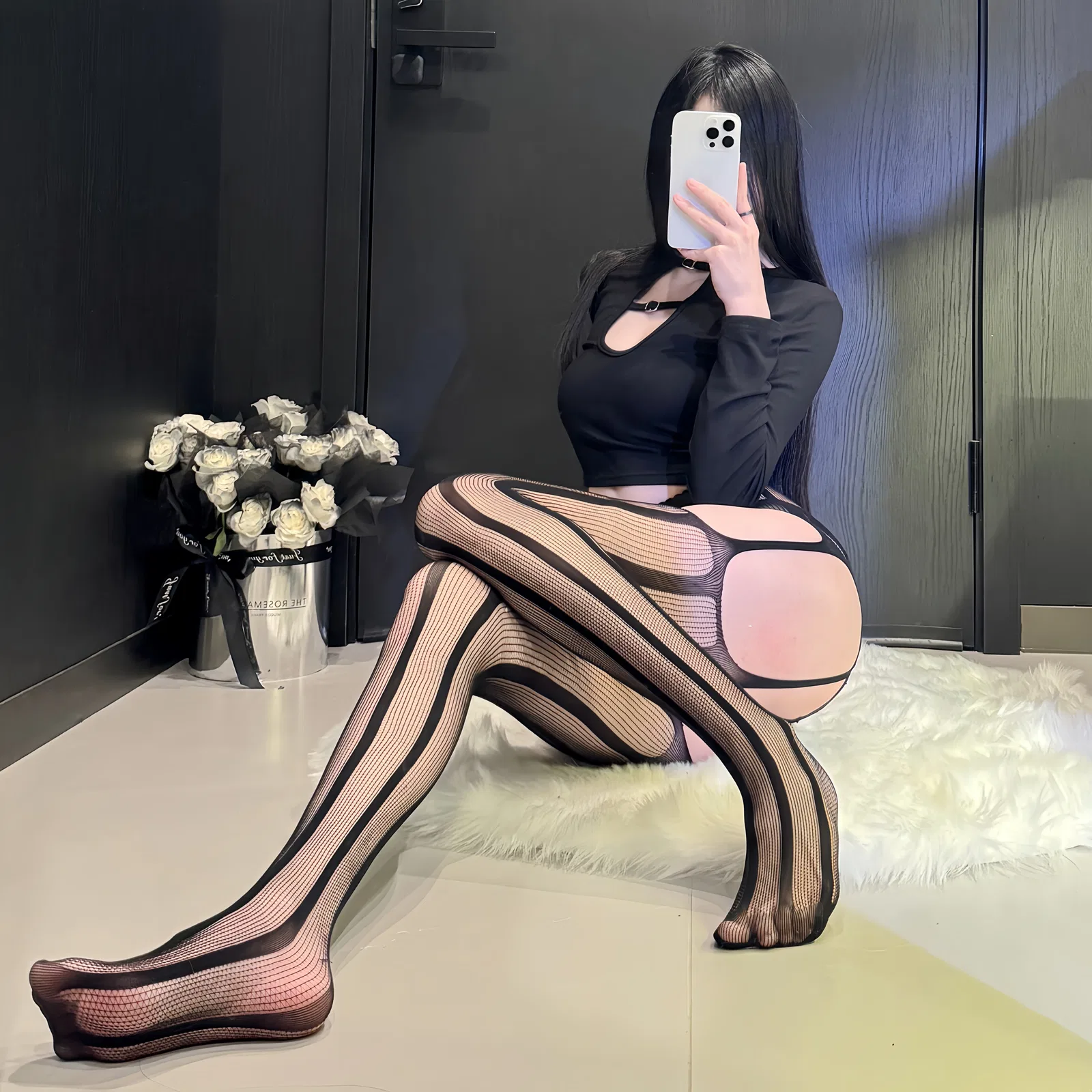 Stockings & Fishnet Style 6057 | OEM Lingerie Factory view 5