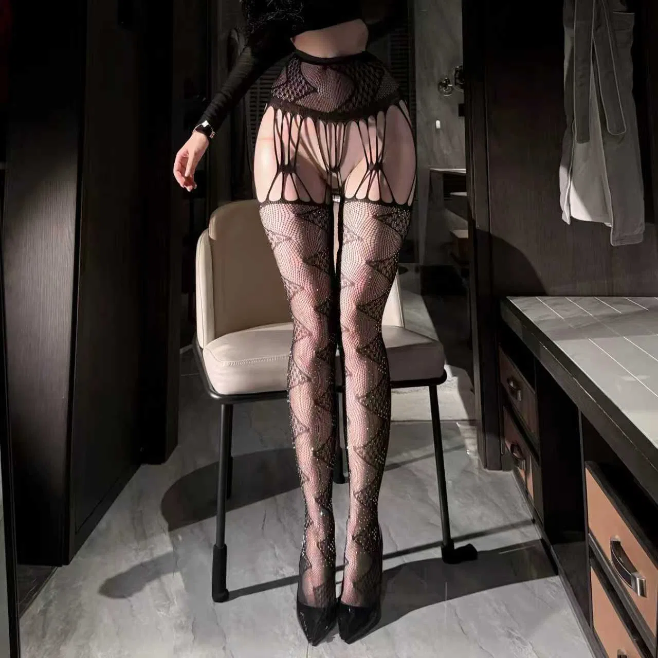 Stockings & Fishnet Style 6083 | Wholesale Lingerie view 3