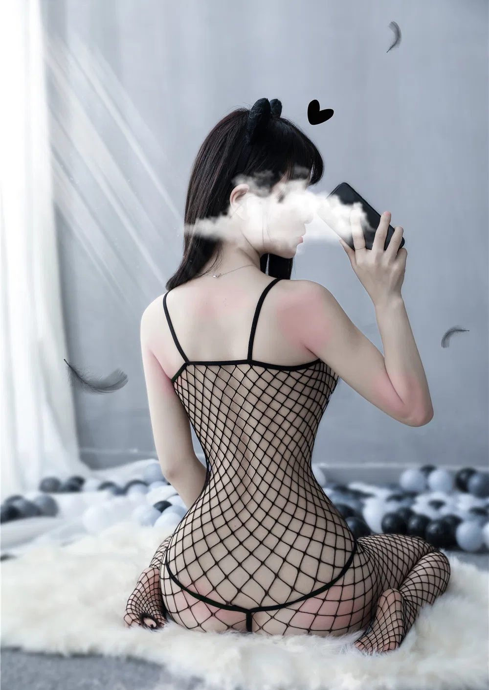 Stockings & Fishnet Style 8801 | OEM Lingerie Factory view 8