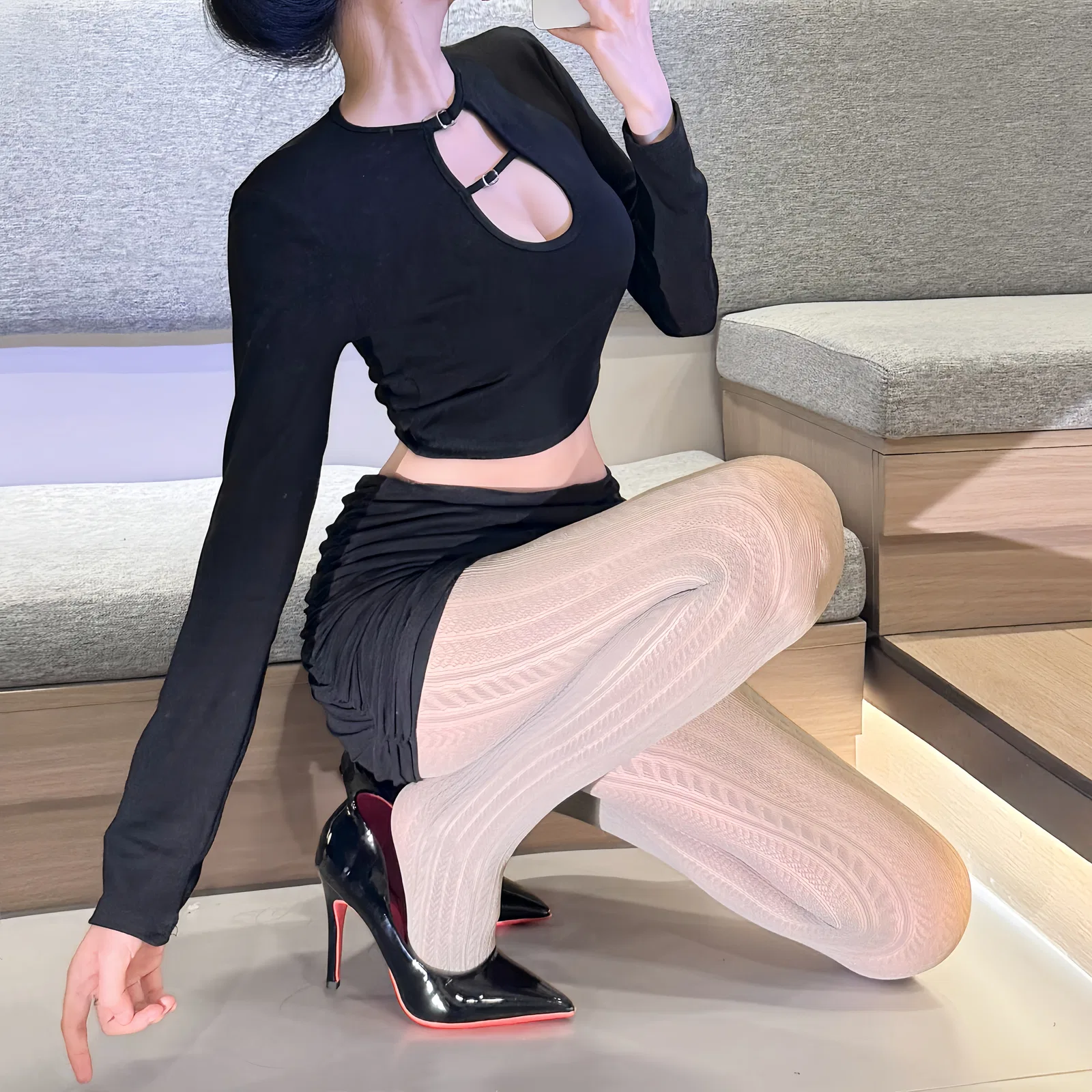 Stockings & Fishnet Style WB1007 | OEM Lingerie Factory view 13