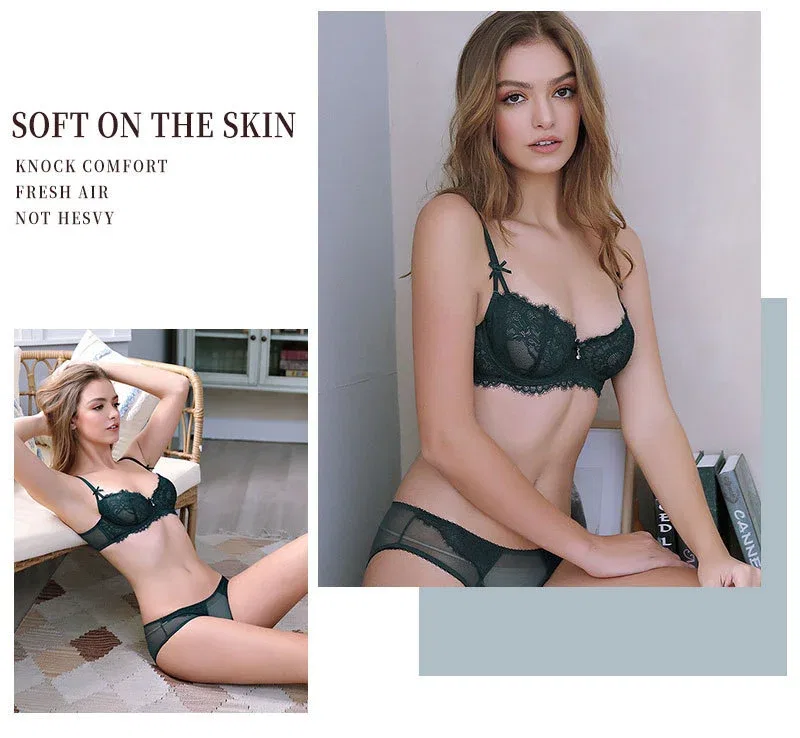 Lace Unlined Bra Set | Wholesale Lingerie view 4