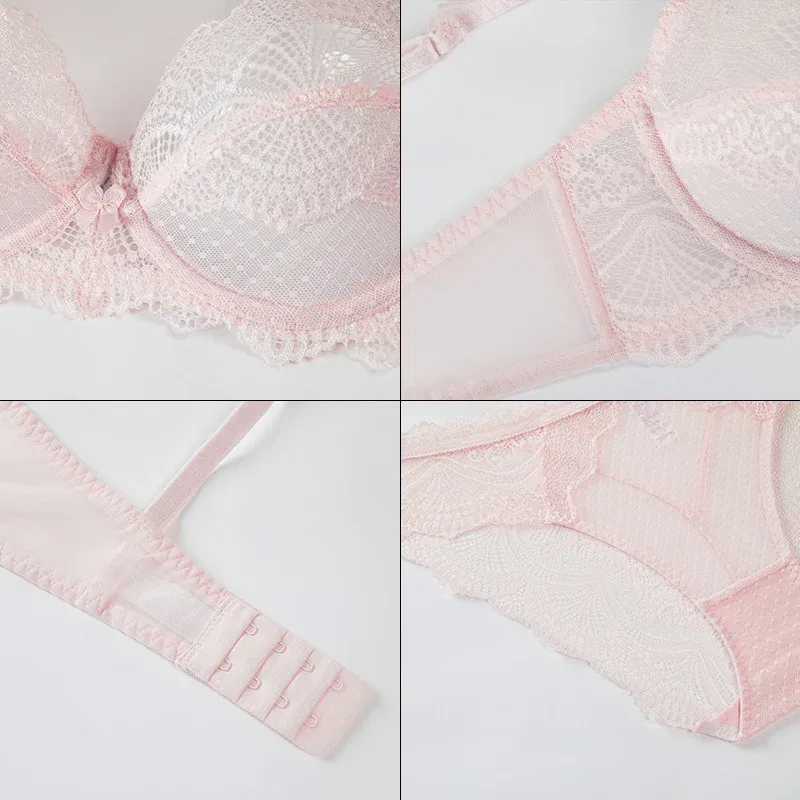 Sheer Lace Underwire Bra | OEM Lingerie Factory view 7
