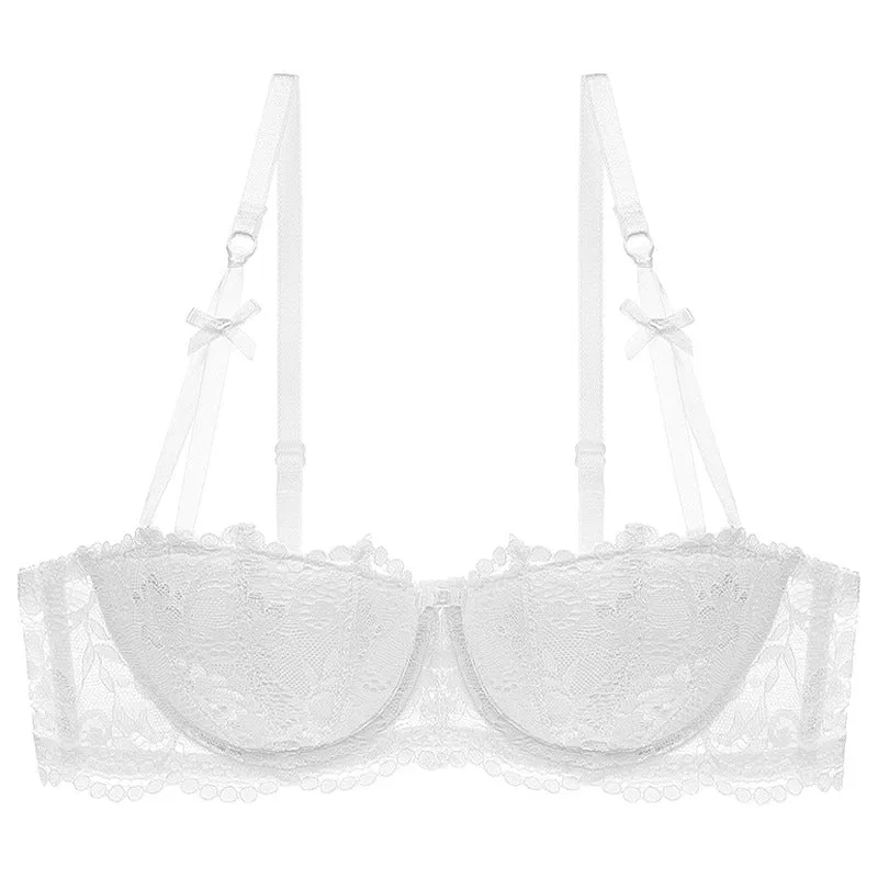 Half-Cup Lace Bra Set – Gather, Push-Up, Anti-Sag | Top or Se | Wholesale Lingerie view 5
