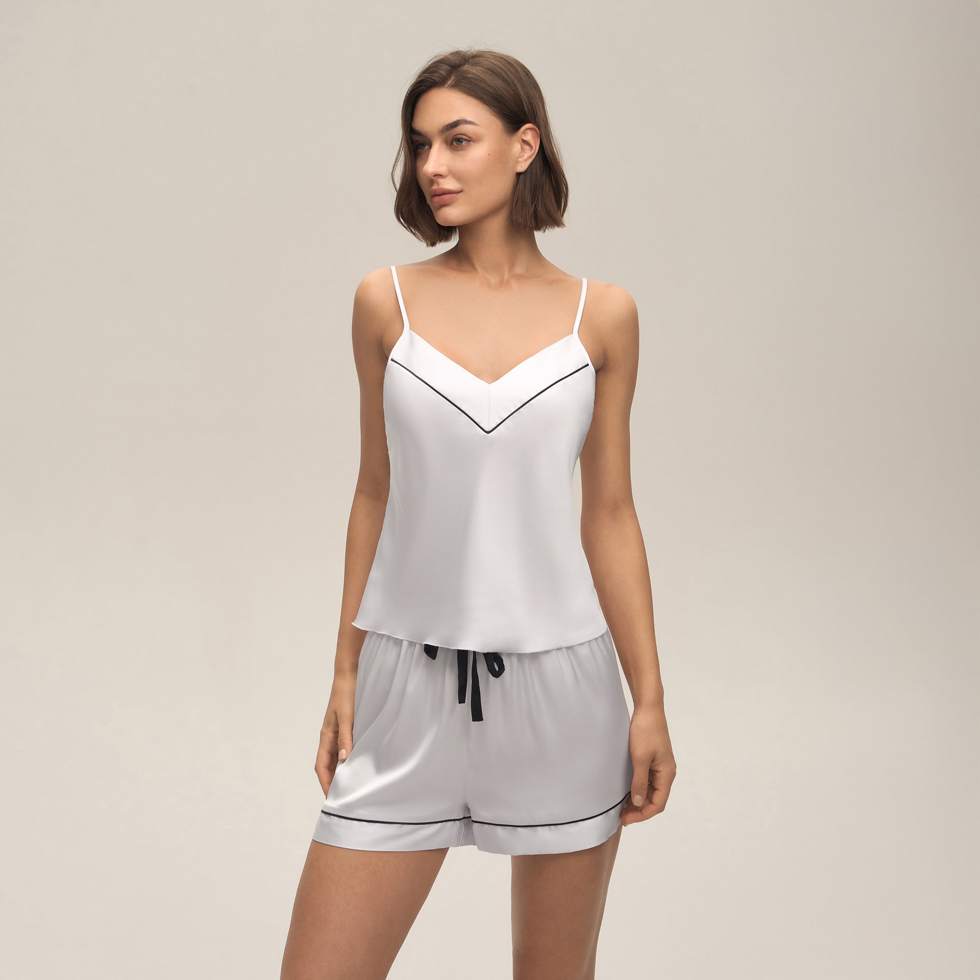 Spaghetti Strap Shorts Casual Loungewear Set — Women's Spring & Summer Homewear