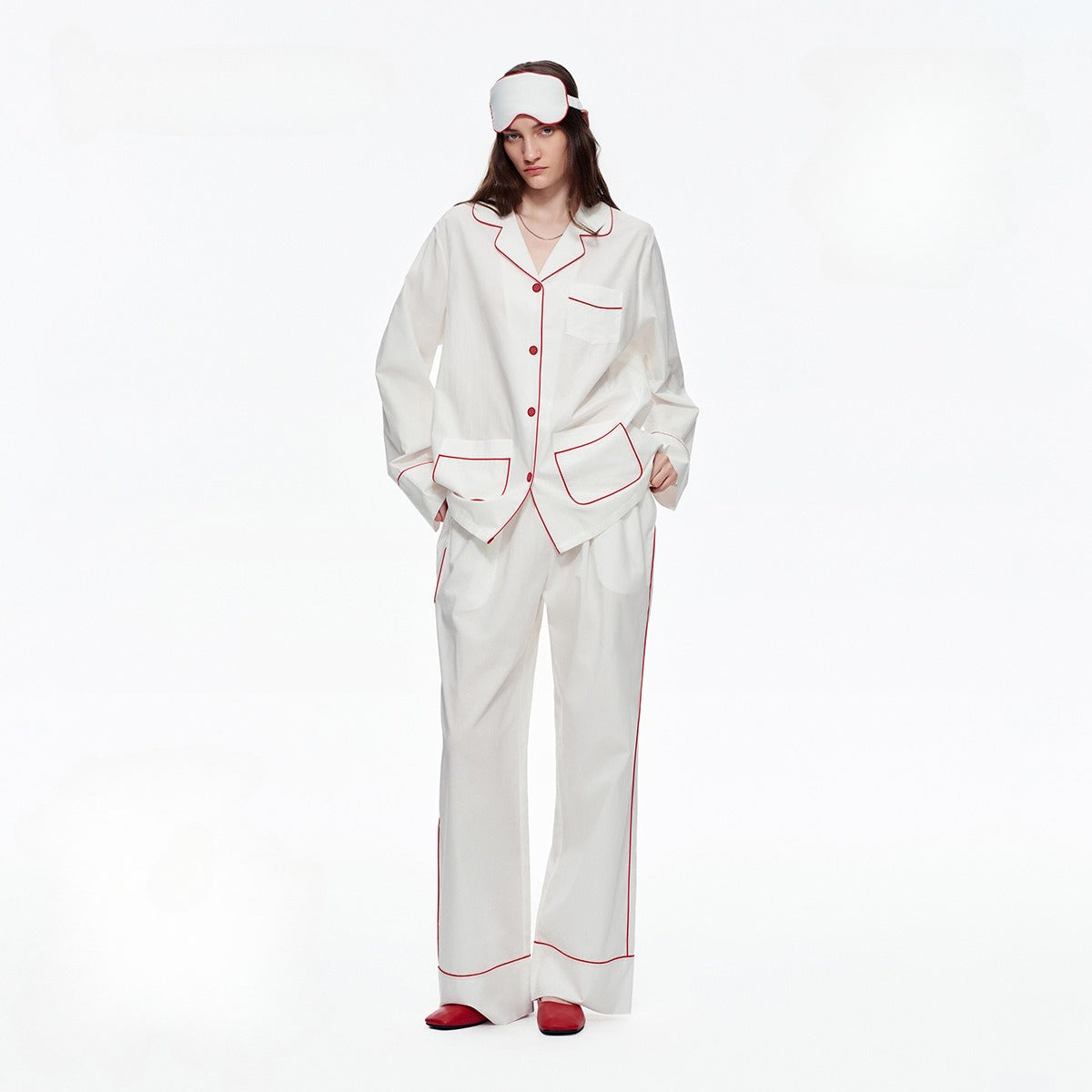 Lyocell Cardigan Lapel Long Sleeve Pajama Set | Elegant Wearable Loungewear